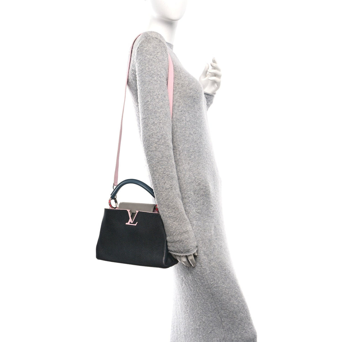 Taurillon Capucines BB Black General Blue Pink