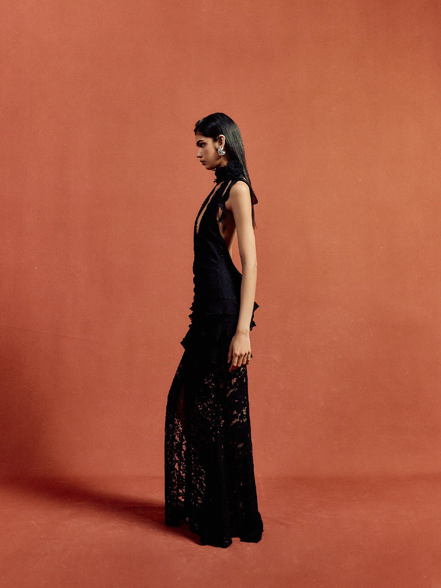 Anabella Maxi Dress In Black