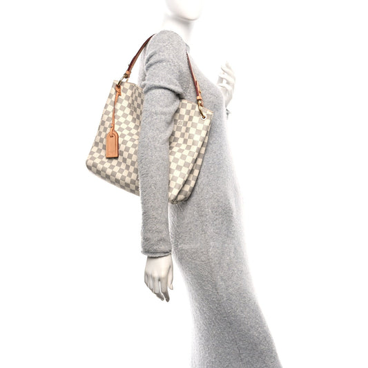 Damier Azur Graceful PM Rose Ballerine