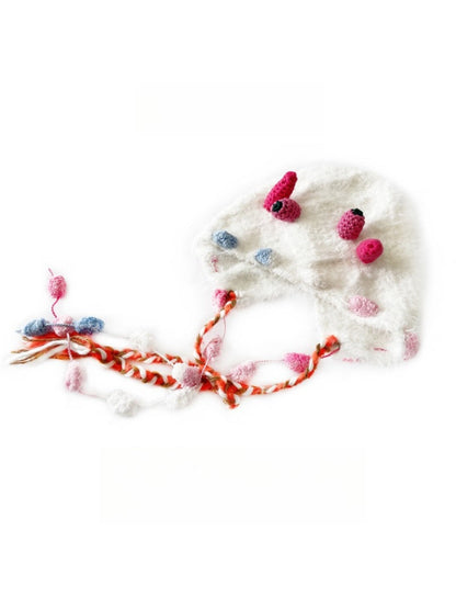 Haila - Cute Tassel Knitted Beanie with Pompom