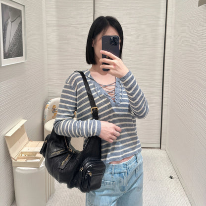 CD 25 Striped Long Sleeve Shirt Cotton