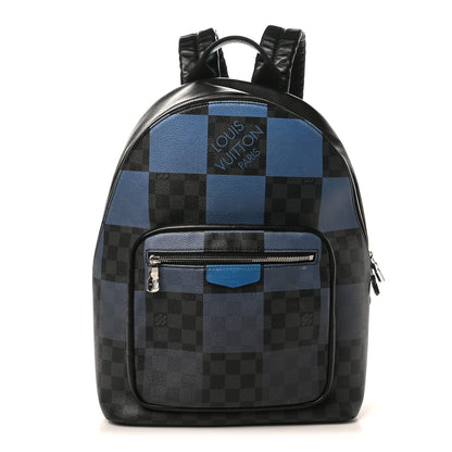 Damier Graphite Giant Josh Backpack Blue