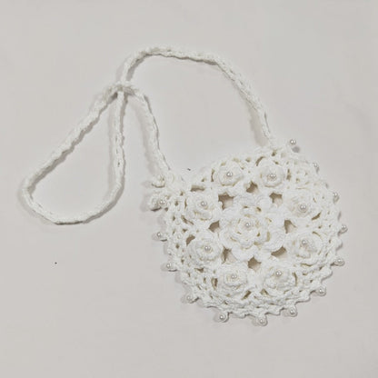 Crochet Granny Square Bag Hand Hook Hollow Bag