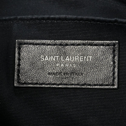 Calfskin Matelasse Monogram Lou Camera Bag Black