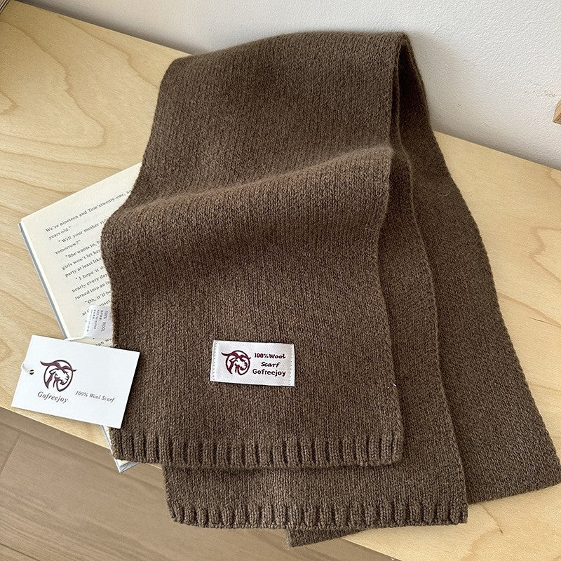 Cashmere-Like Horse Print Warm Scarf