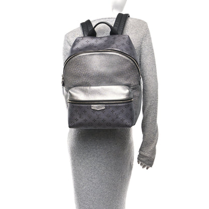 Monogram Taiga Discovery Backpack PM Silver