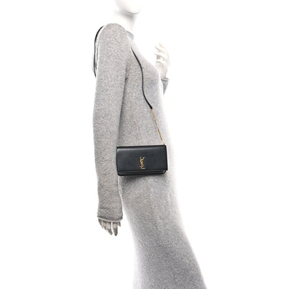 Calfskin Monogram Cassandre Phone Holder With Strap Black