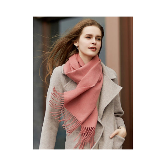 Simple Casual Wool Tassels Scarf