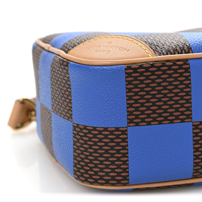 Damier Pop Chess Messenger Blue