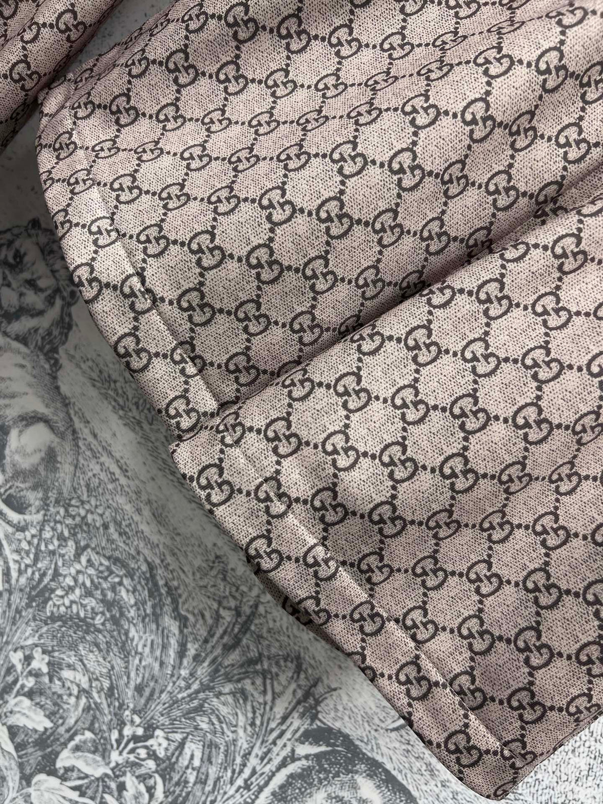 Gucci 25 Set Brown Polyester Fiber