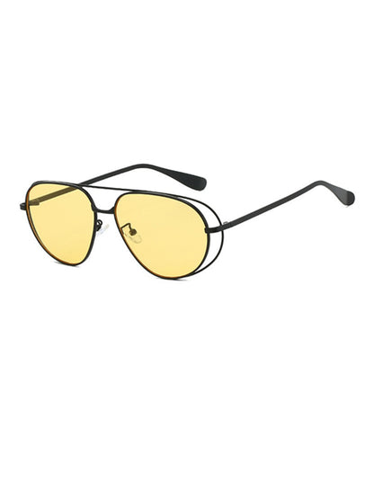 Ada Metal Aviator Sunglasses