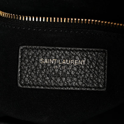 Grained Deerskin Bea Tote Black