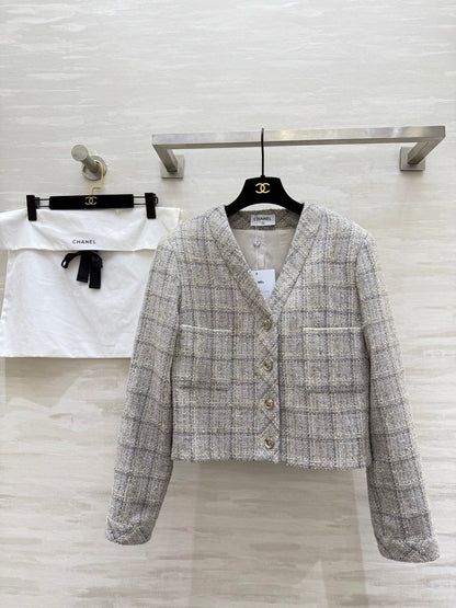 CC 26s Classic Jacket Beige-Grey Tweed 352293