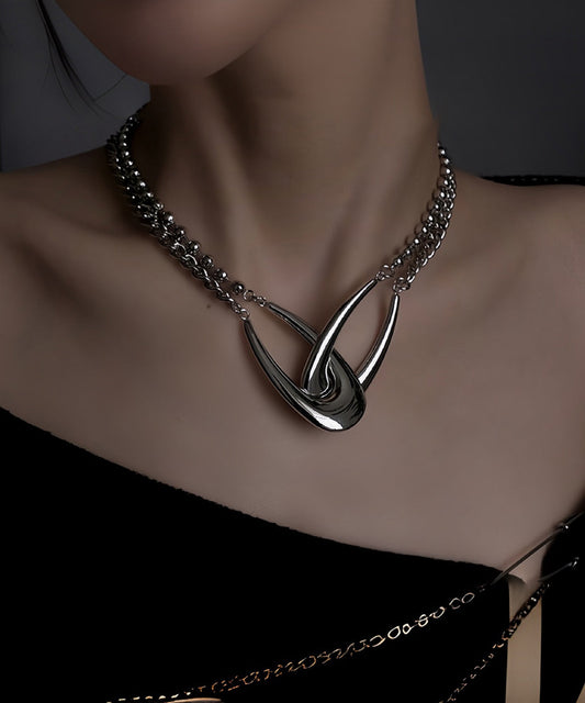 Original Design Metal Asymmetrical Chain Necklace