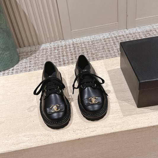 CC 26s Shoes 2cm Black Calfskin 583903
