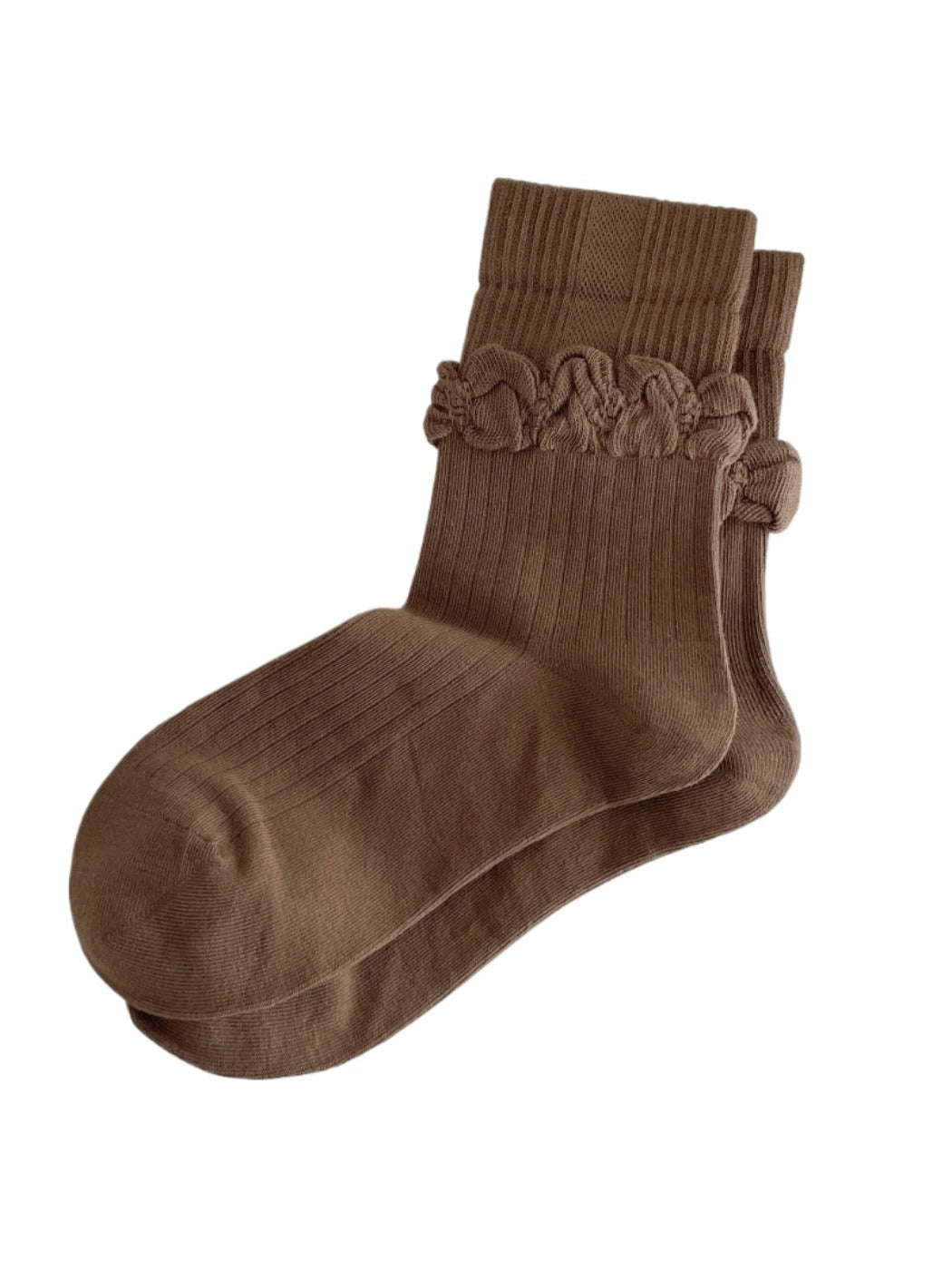 Rufia - Padded Lace-embroidered Mid-calf Socks
