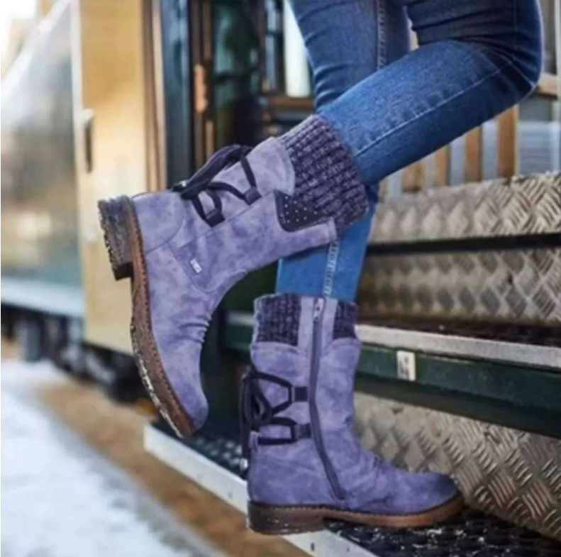 Clearance Boots New Women'S Boots Autumn And Winter Snow Boots Wool Martin Boots No Use Casual Women'S Shoes