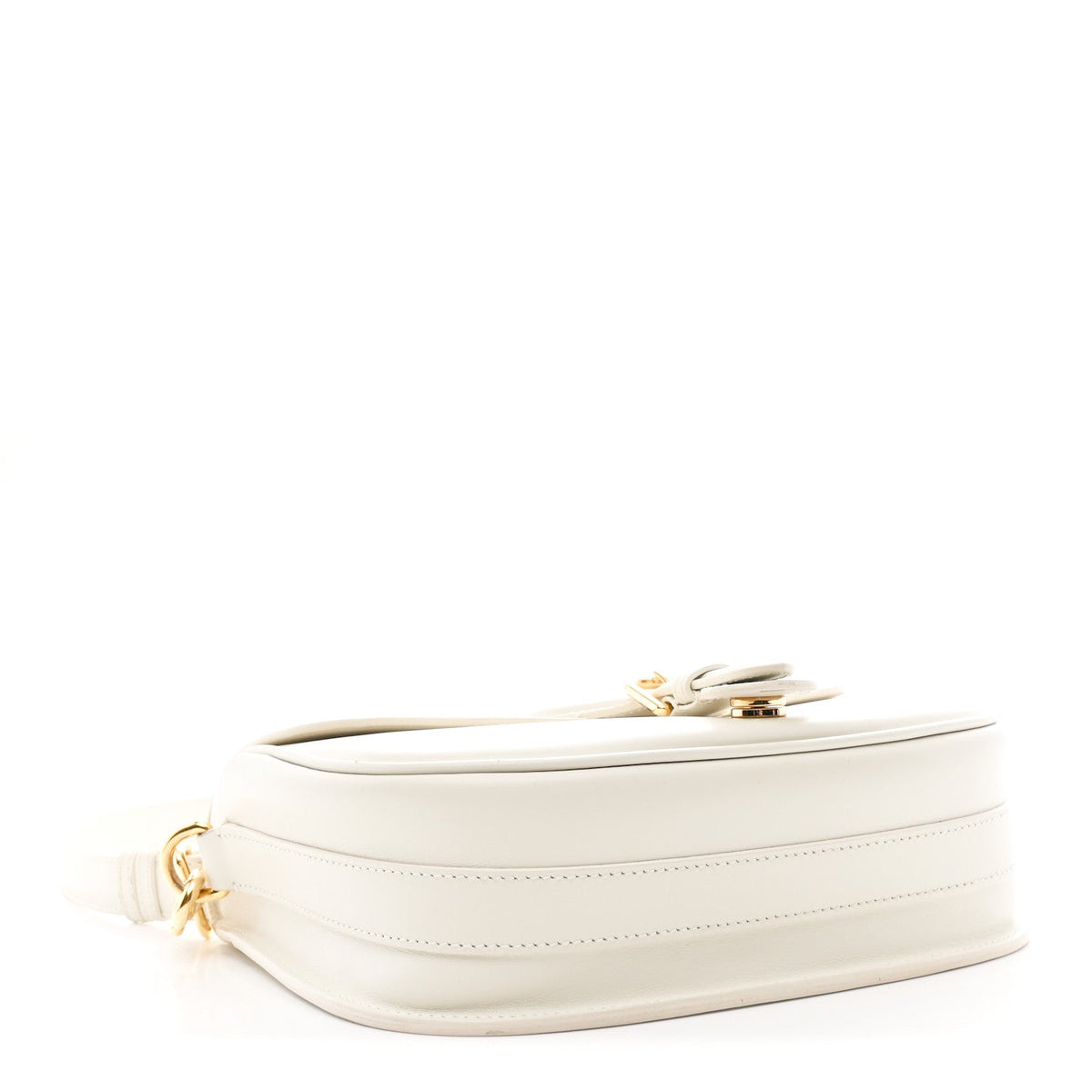 Box Calfskin Small Bobby Bag White