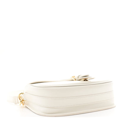Box Calfskin Small Bobby Bag White