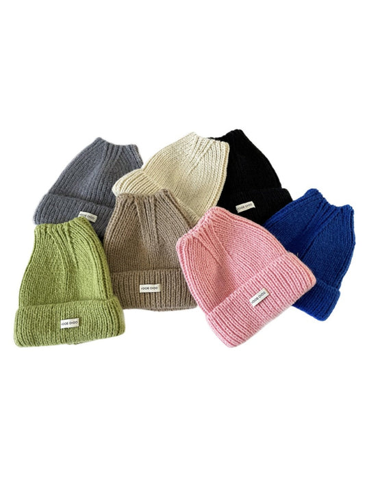 Haila - Women's Solid Color Knitted Beanie