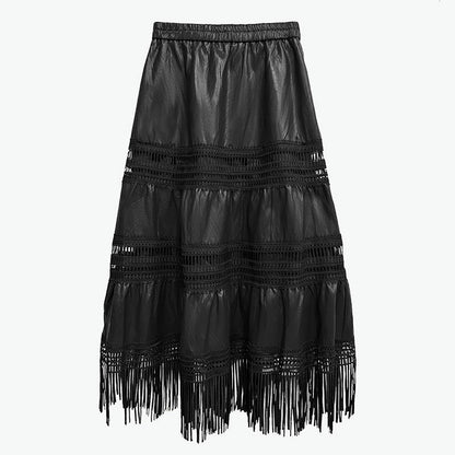 Slimming High Waist A-Line Skirt
