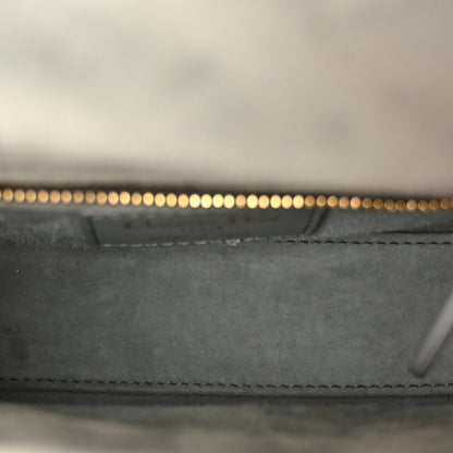 Velvet Mini Lady Dior Gray