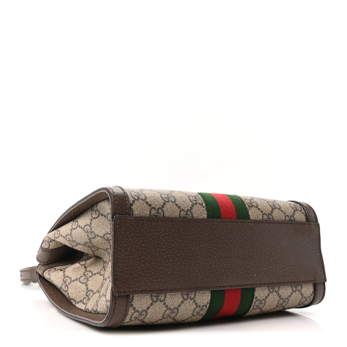 GG Supreme Monogram Small Ophidia Tote Bag Brown