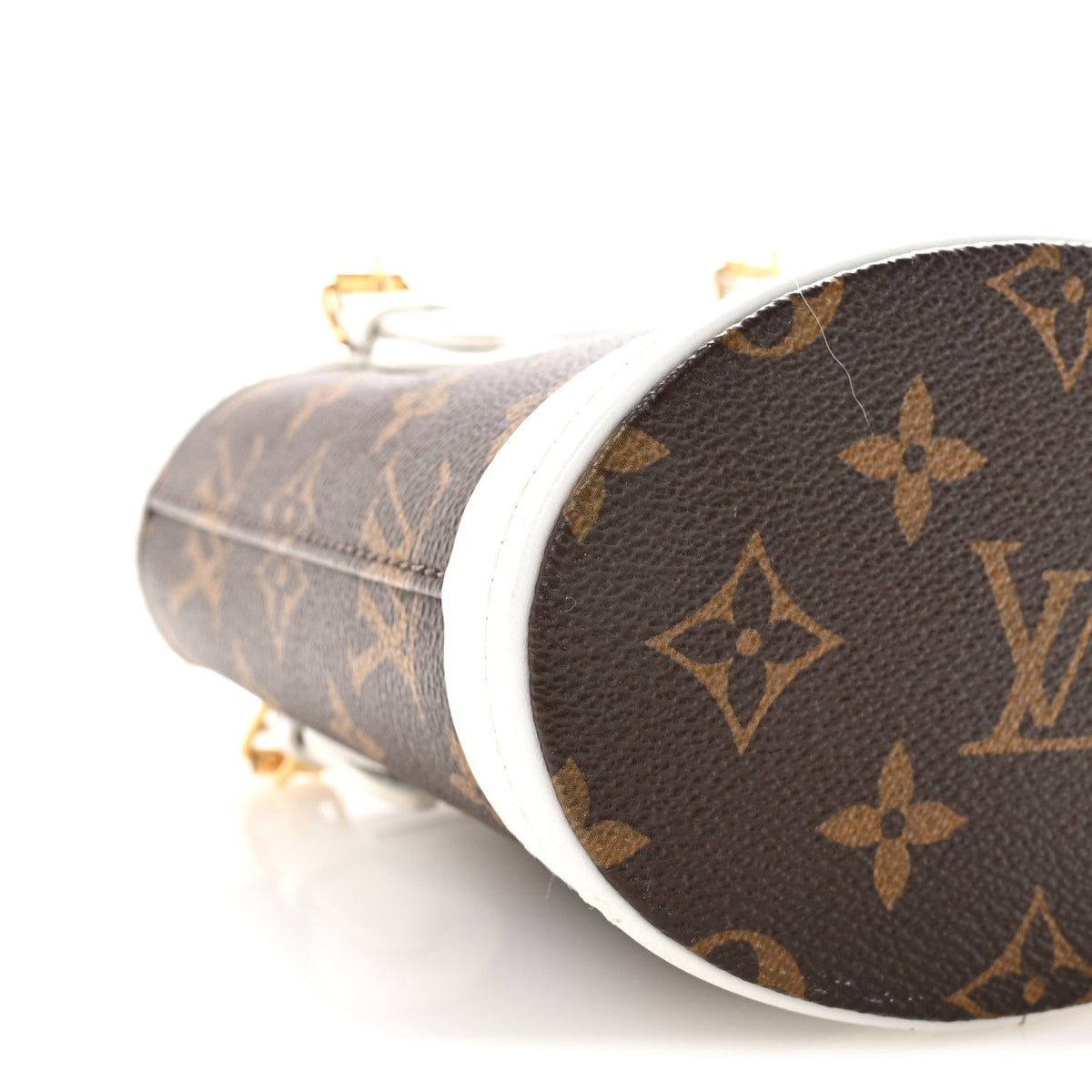 Monogram LV Match Nano Bucket Bag White