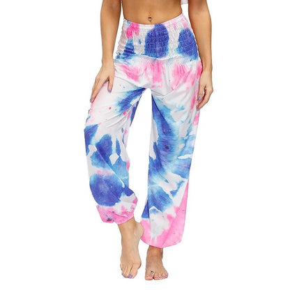 Summer Bohemian Sports Fitness Yoga Pants-2