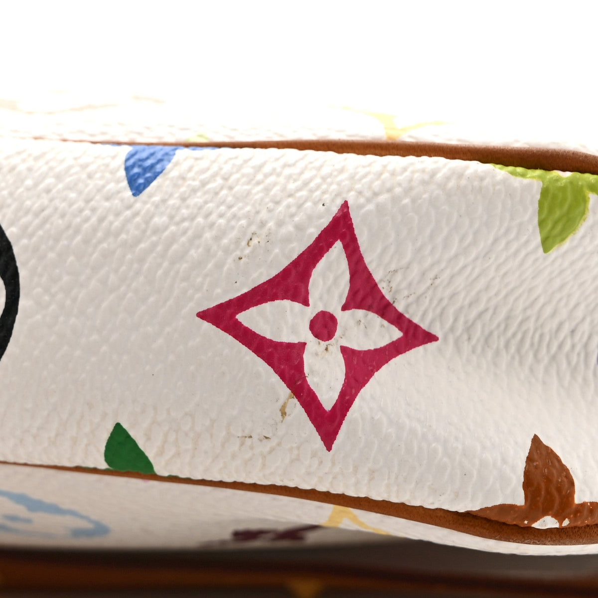 Monogram Multicolor Pochette Accessories White