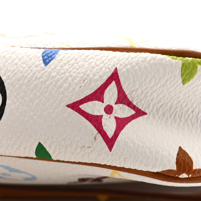 Monogram Multicolor Pochette Accessories White