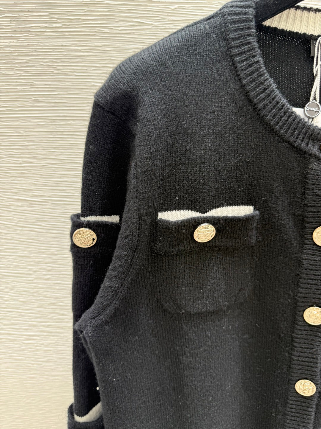 CC 25 Cardigan In Black Cashnere 286347