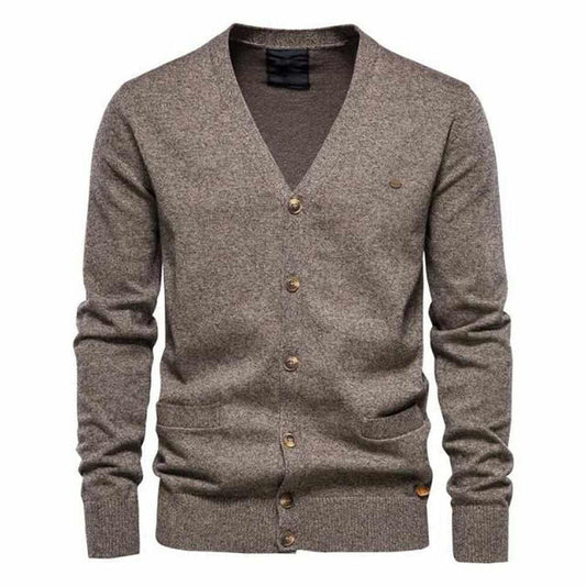 North Royal Wool Button-Up Cardigan