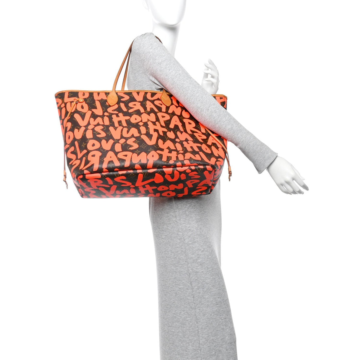 Monogram Graffiti Neverfull GM Orange