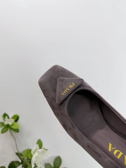 PRA 26SS High Heel Pump 85 Gray Suede 592368