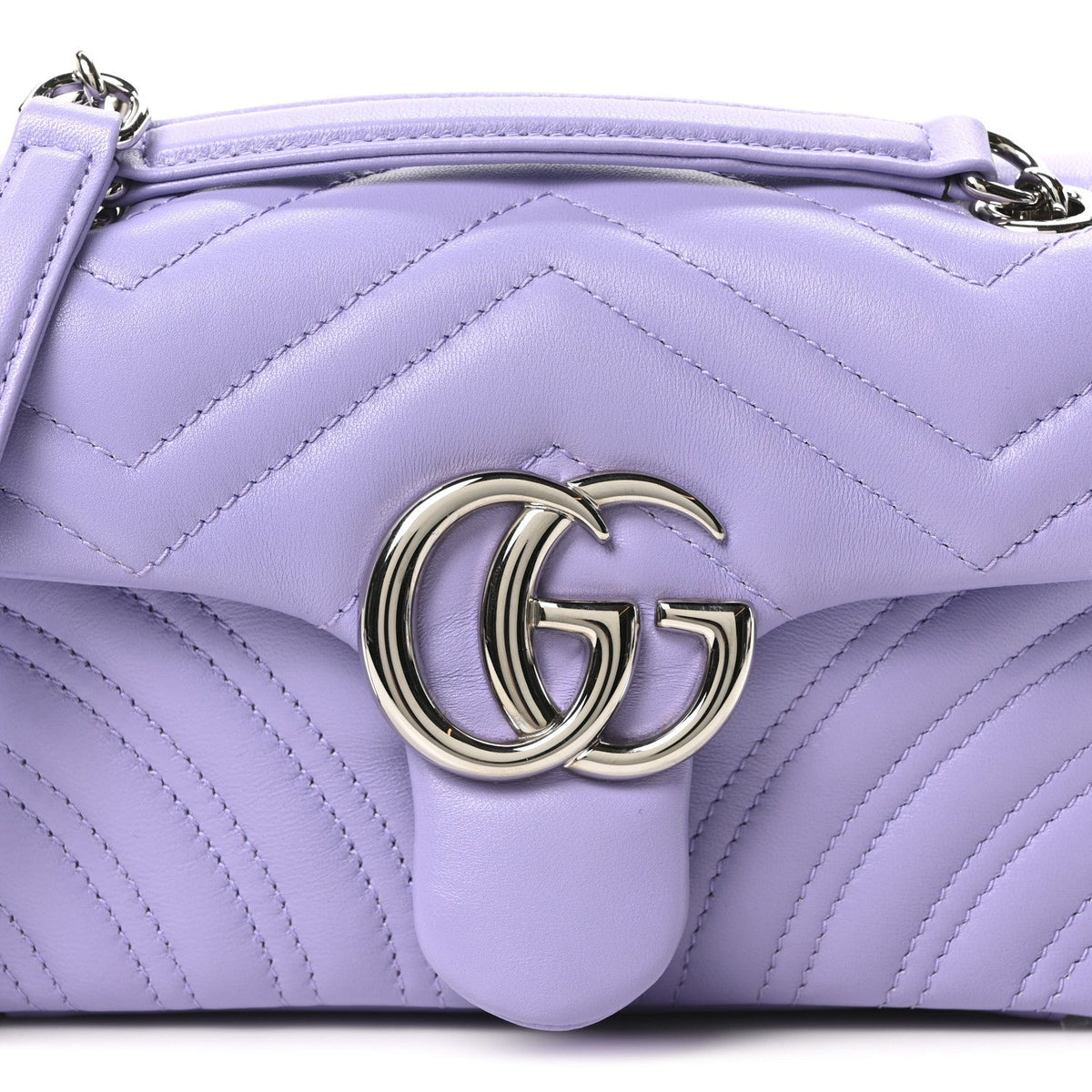 Lambskin Matelasse Small GG Marmont Shoulder Bag Lapis