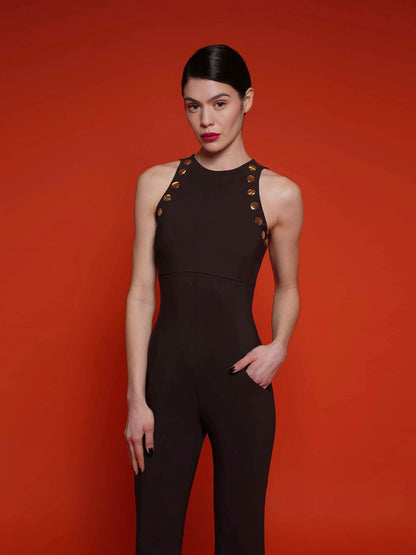 Thalia Jumpsuit In Black
