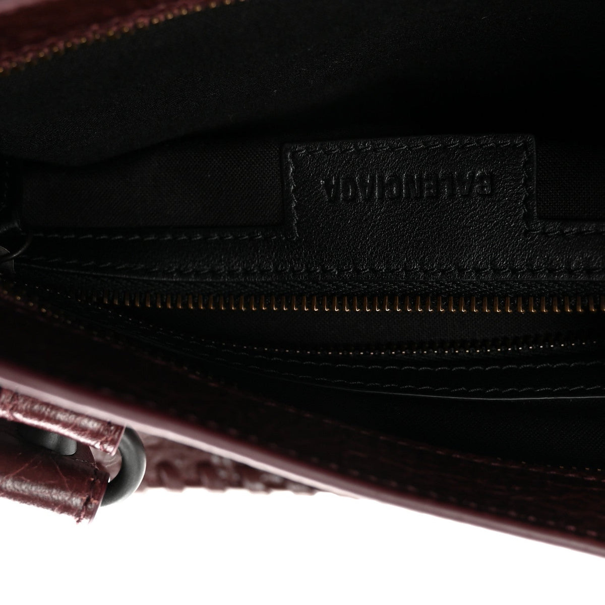 Agneau Arena Storico Classic Hardware Small Le City Dark Burgundy