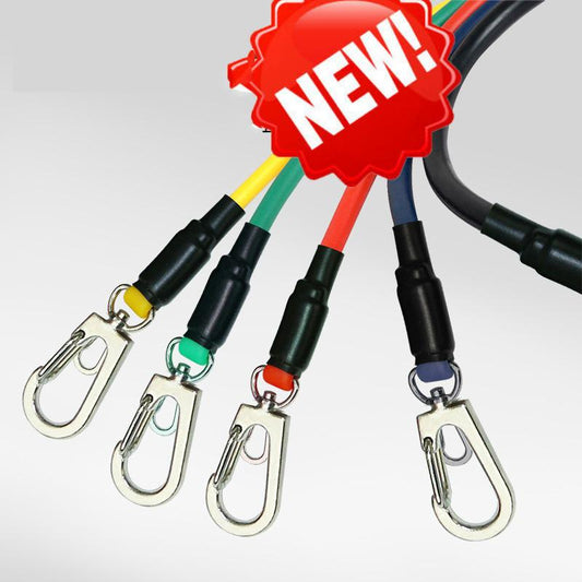 11-Piece Pull Rope Combination Pull Belt Tpe Home Fitness Equipment Multifunctional Pull Rope Grip