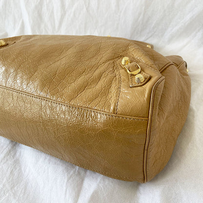 Balenciaga Classic Velo Tan City Bag