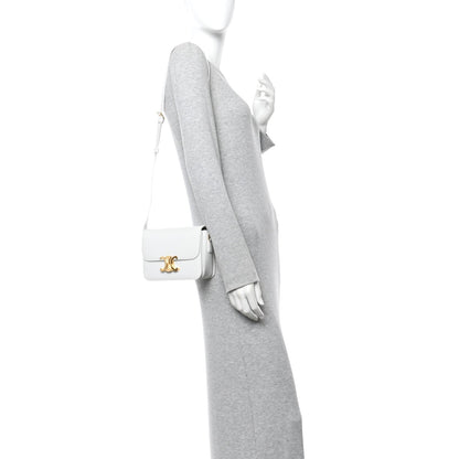 Shiny Calfskin Teen Triomphe White
