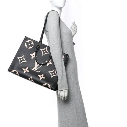 Empreinte Monogram Giant Onthego GM Black Beige