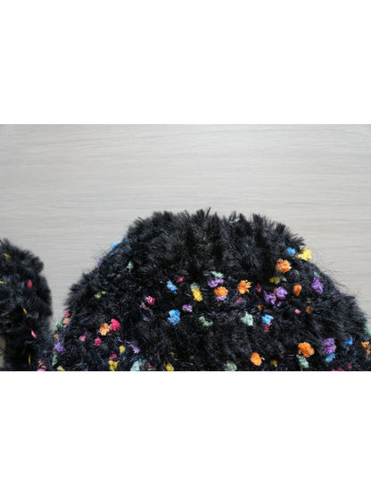 Haila - Winter Knitted Beanie with Colorful Speckled Patterns