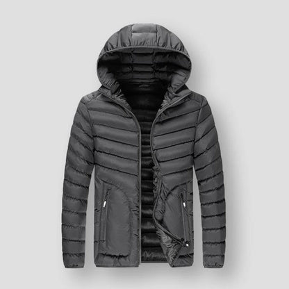 Sky Madrid Quilted Hooded Parka