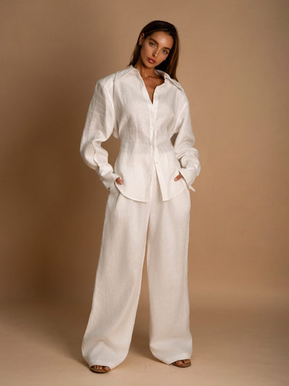Mary Minimalist Linen Set