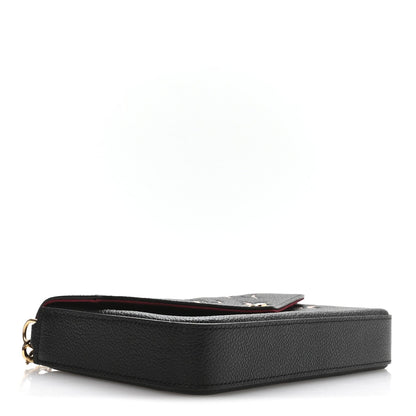 Empreinte Monogram Giant Felicie Pochette Black Beige