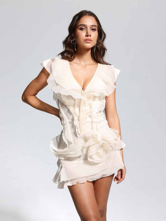 Eliana Ruffled Mini Dress