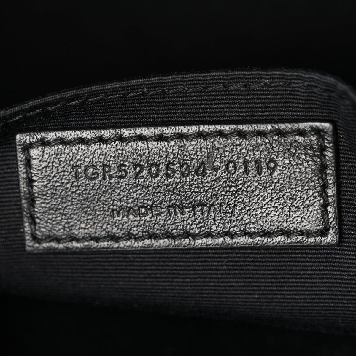 Calfskin Matelasse Monogram Lou Camera Bag Black