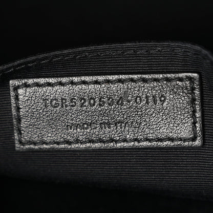 Calfskin Matelasse Monogram Lou Camera Bag Black