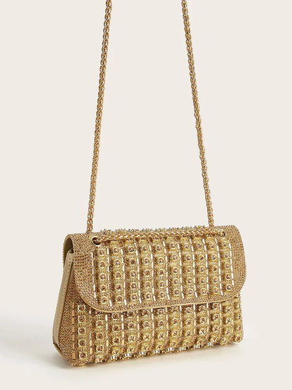 Olive Diamond-Encrusted Handbag
